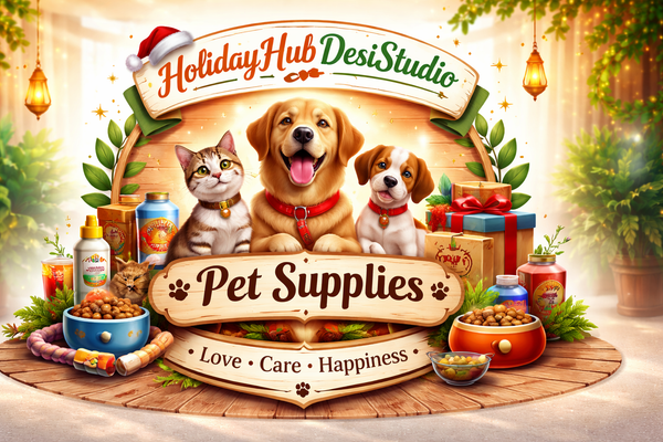 HolidayHubDesiStudio Pet Supplies